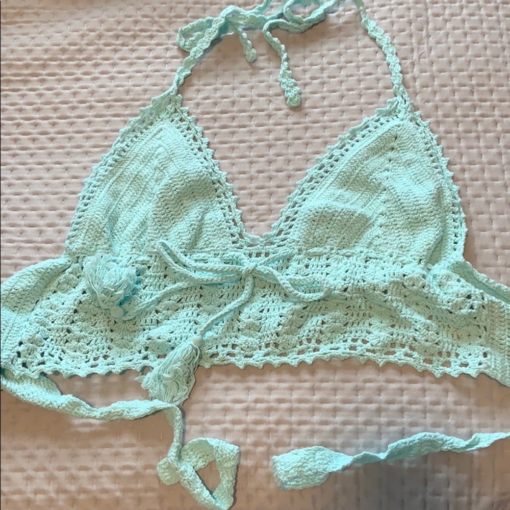 Light Blue Crop/Bra